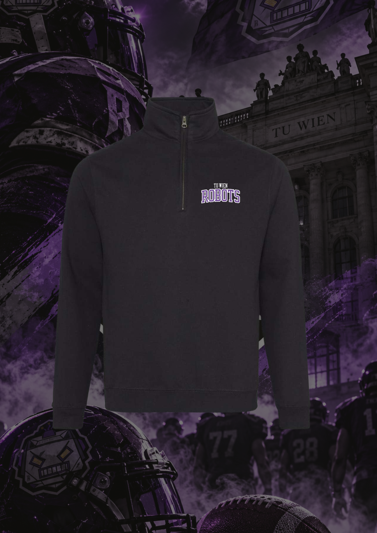 Robots - 1/4 Zipper
