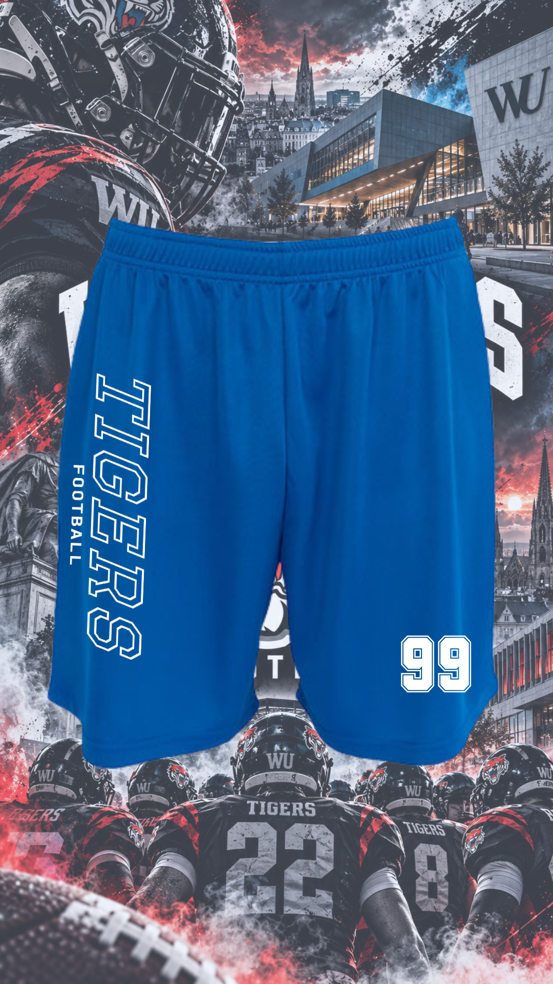 WU Tigers - Sport Shorts