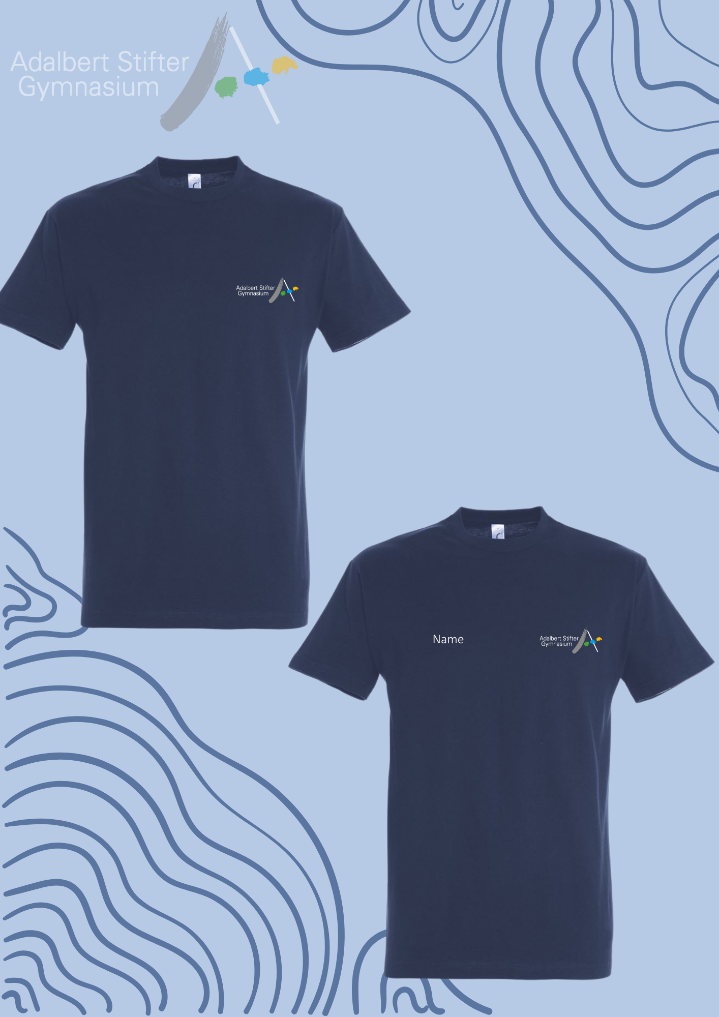 Adalbert Stifter Gymnasium - T-Shirt