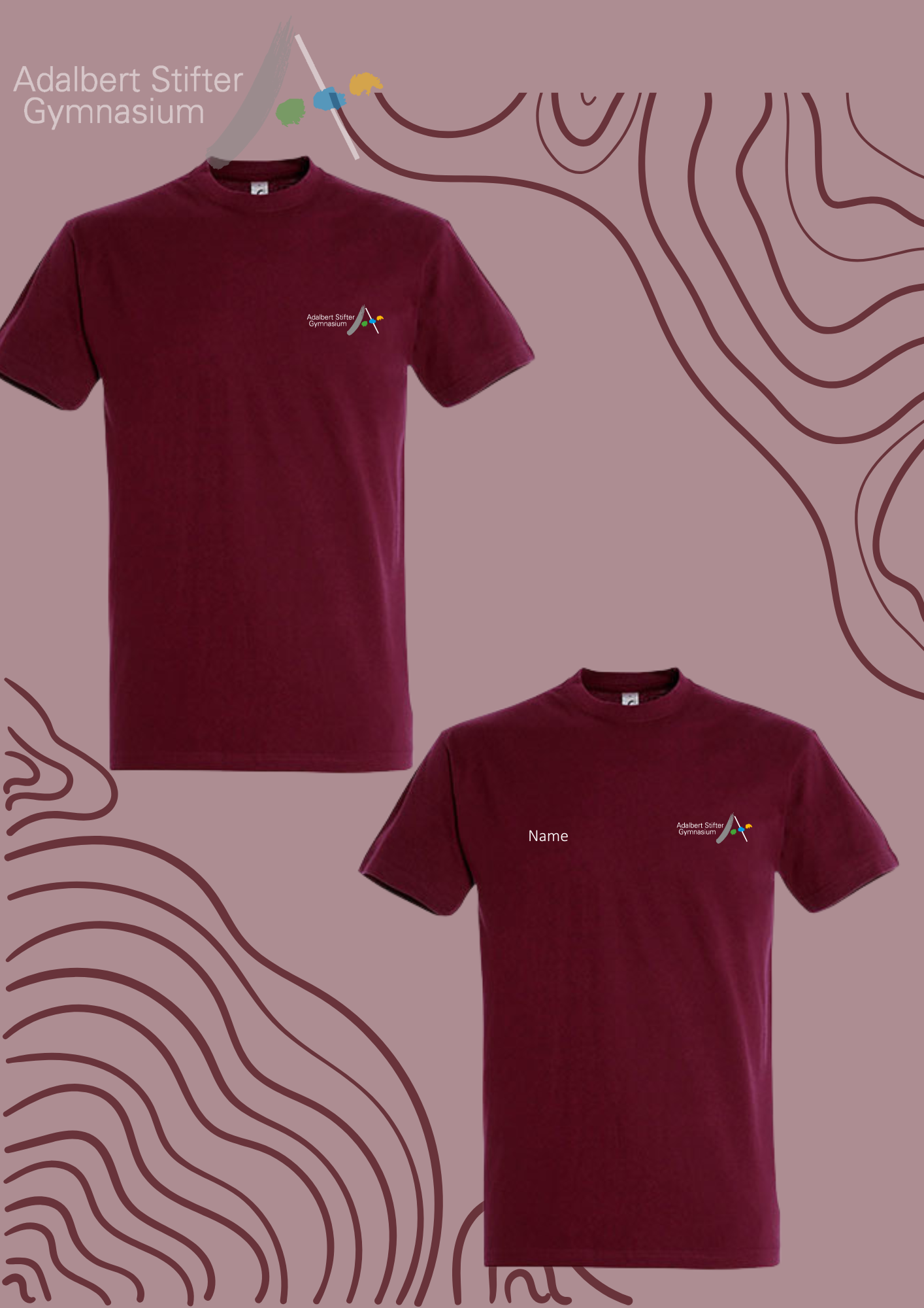 Adalbert Stifter Gymnasium - T-Shirt