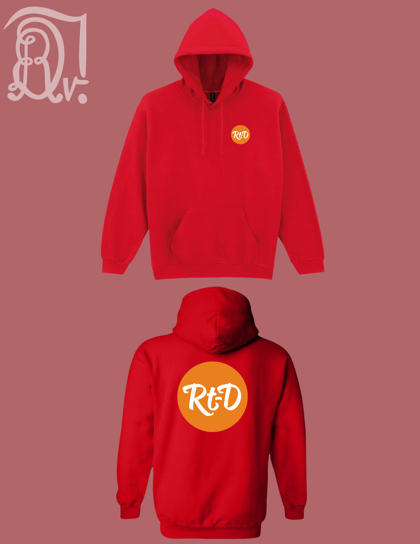 Rt-D - Hoodie Basic Orange