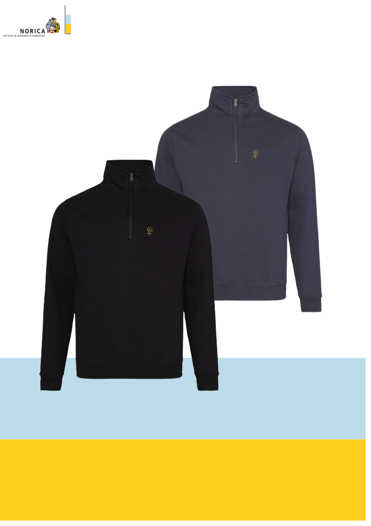 Norica- Unisex 1/4 Ziper