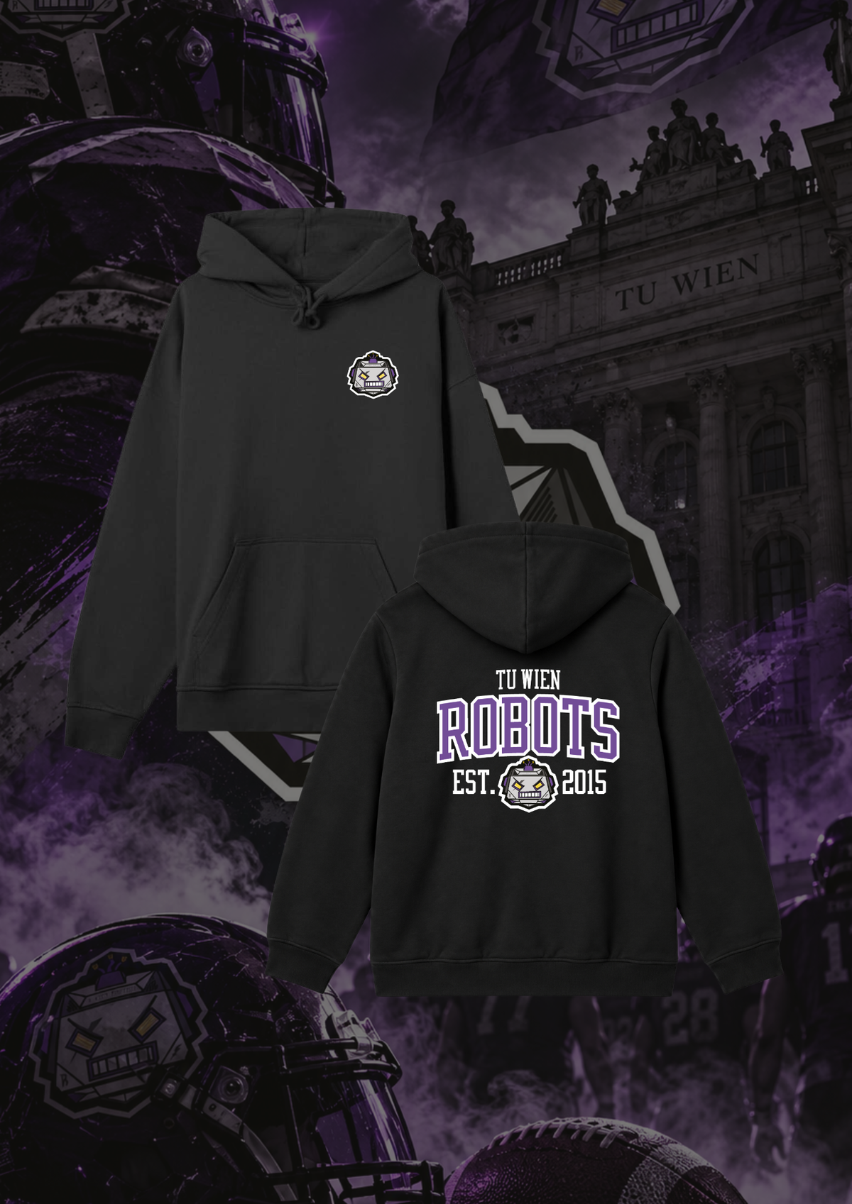 Robots - Oversized Hoodie