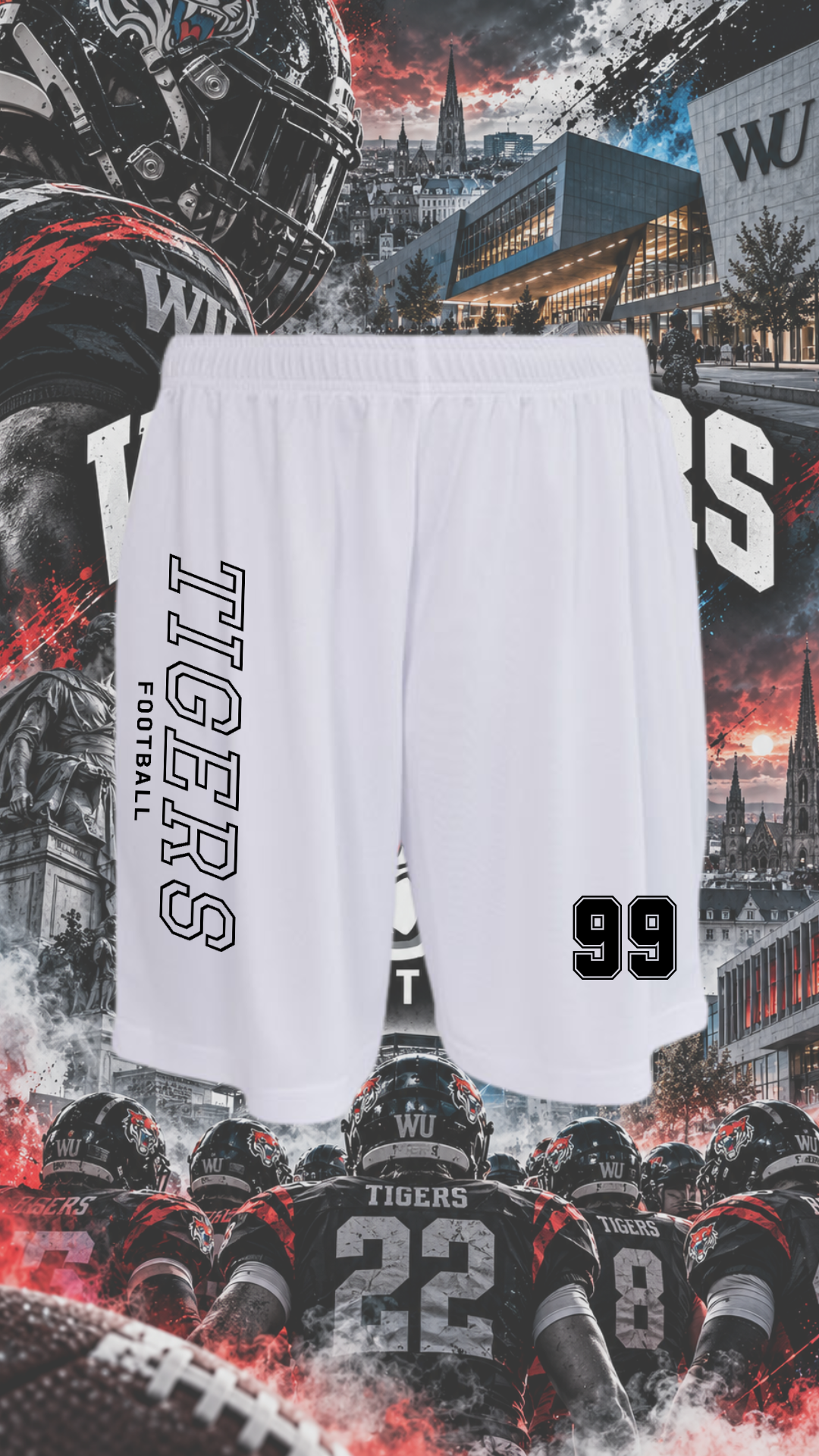 WU Tigers - Sport Shorts
