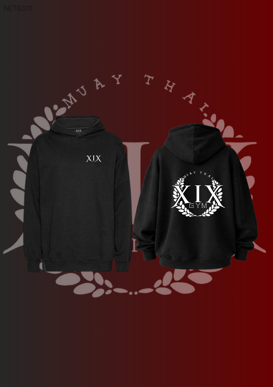 XIX GYM - Oversized Hoodie ohne Bauchtasche