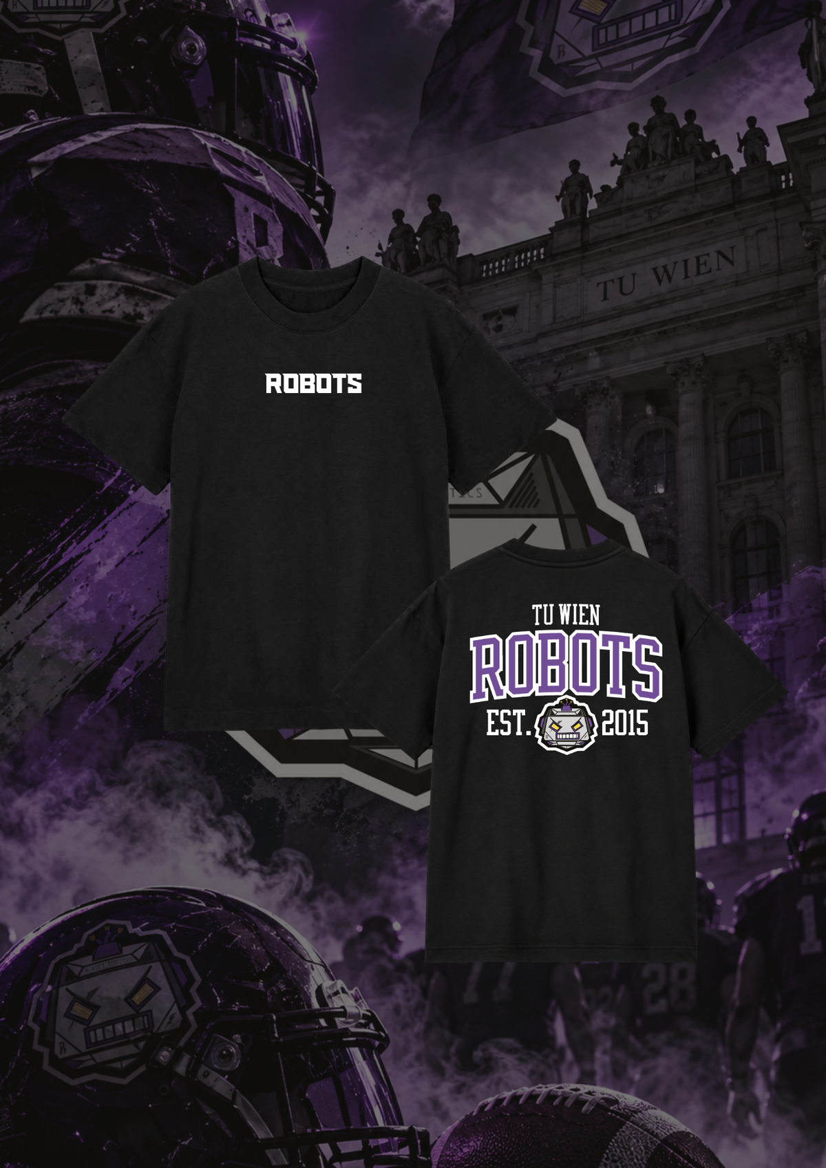Robots - Oversized T-Shirt