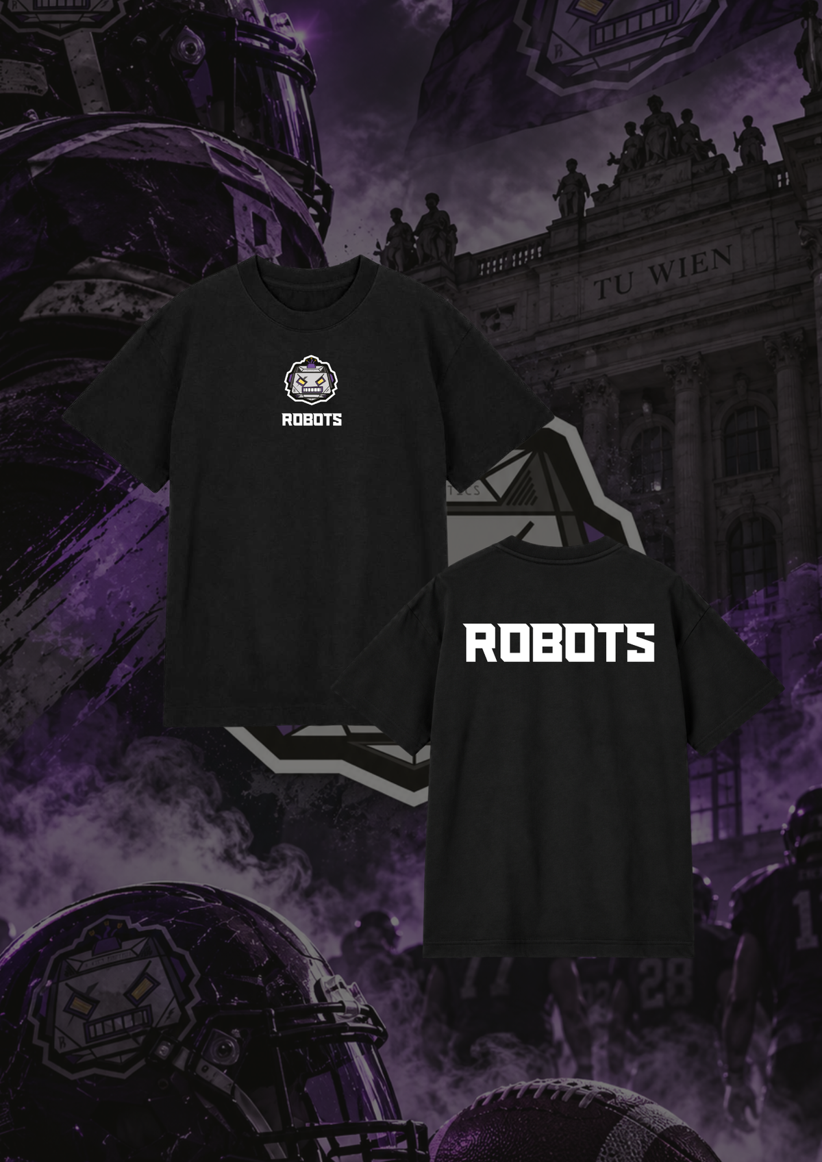 Robots - Oversized T-Shirt