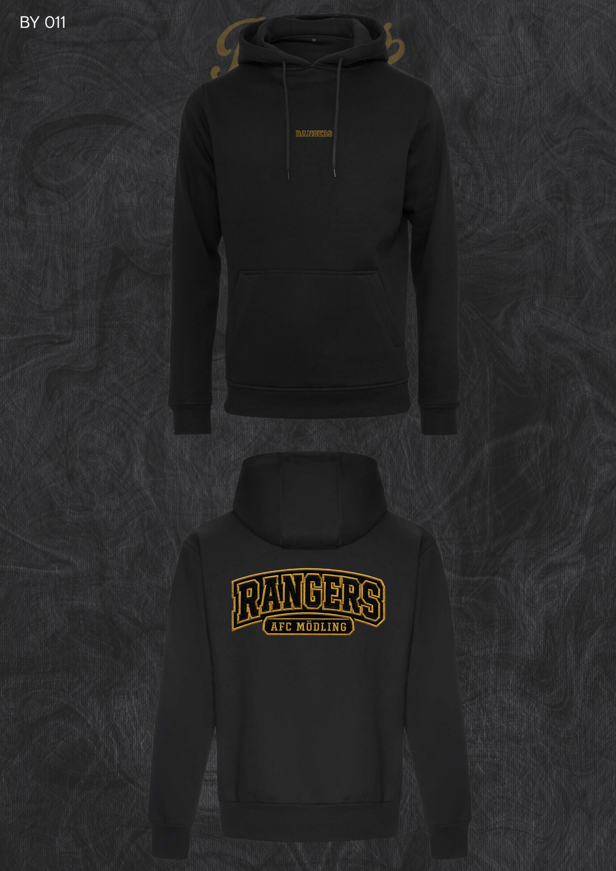 Rangers Basic Hoodie Kids schwarz