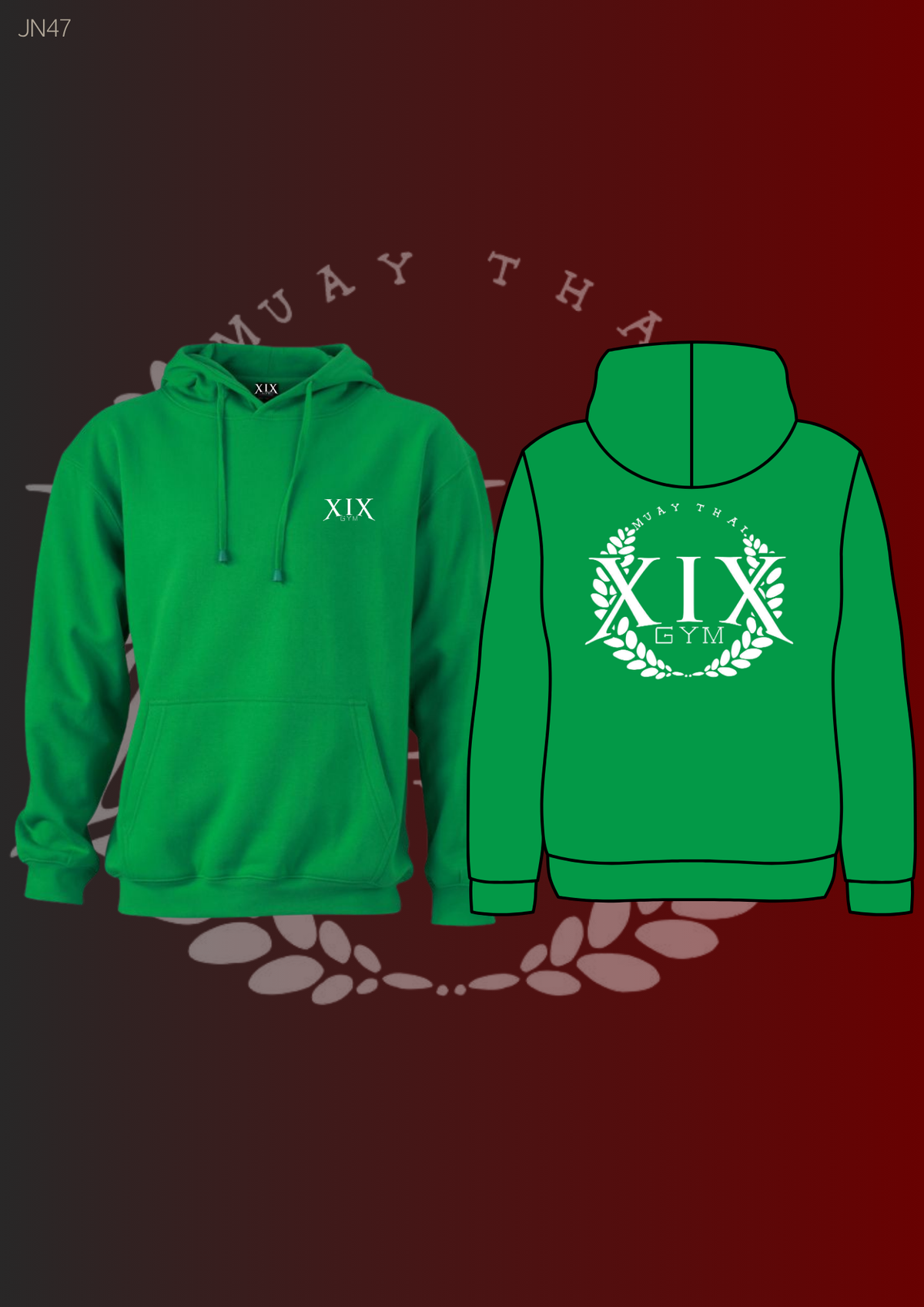 XIX GYM - Oversized Hoodie