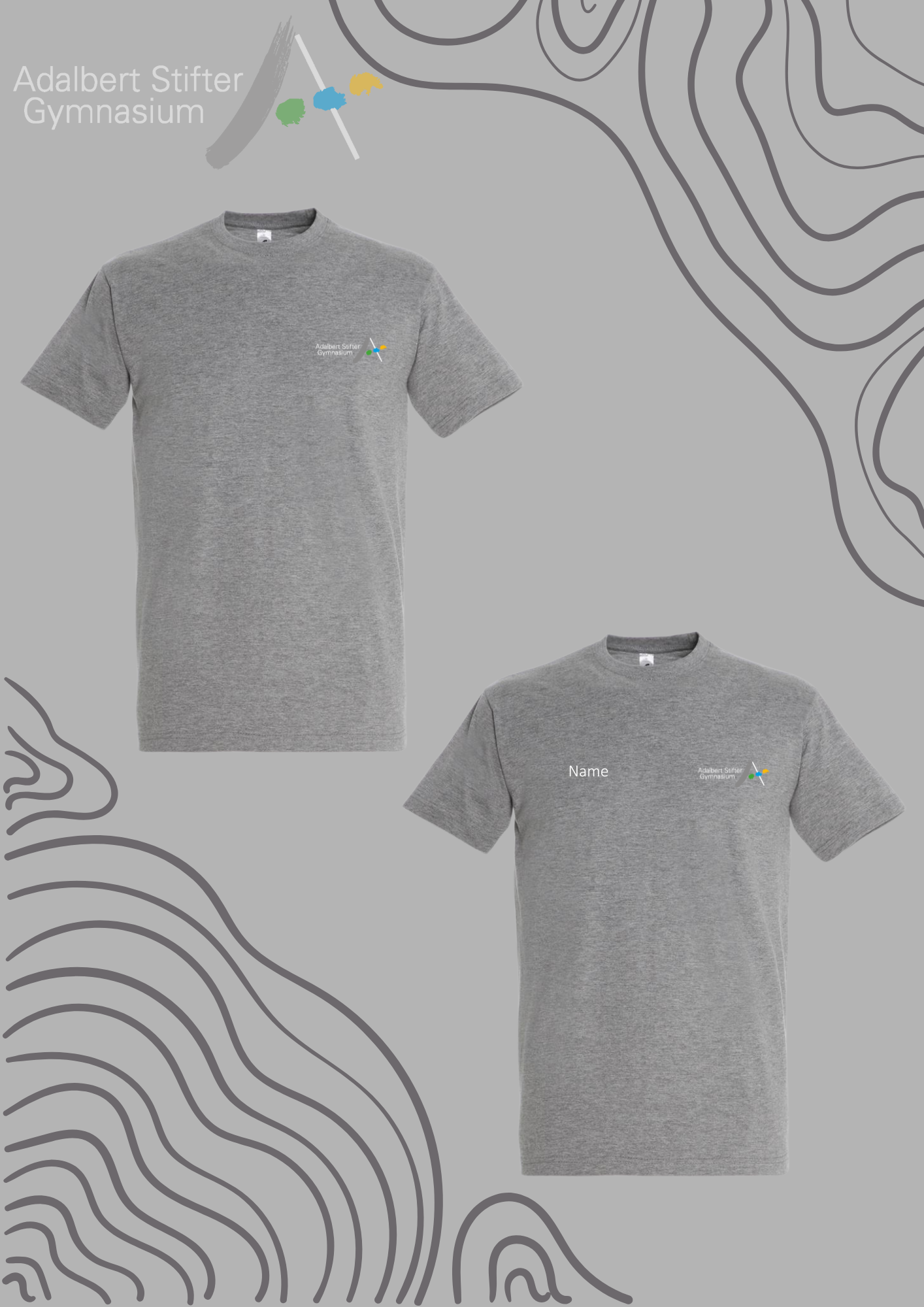 Adalbert Stifter Gymnasium - T-Shirt