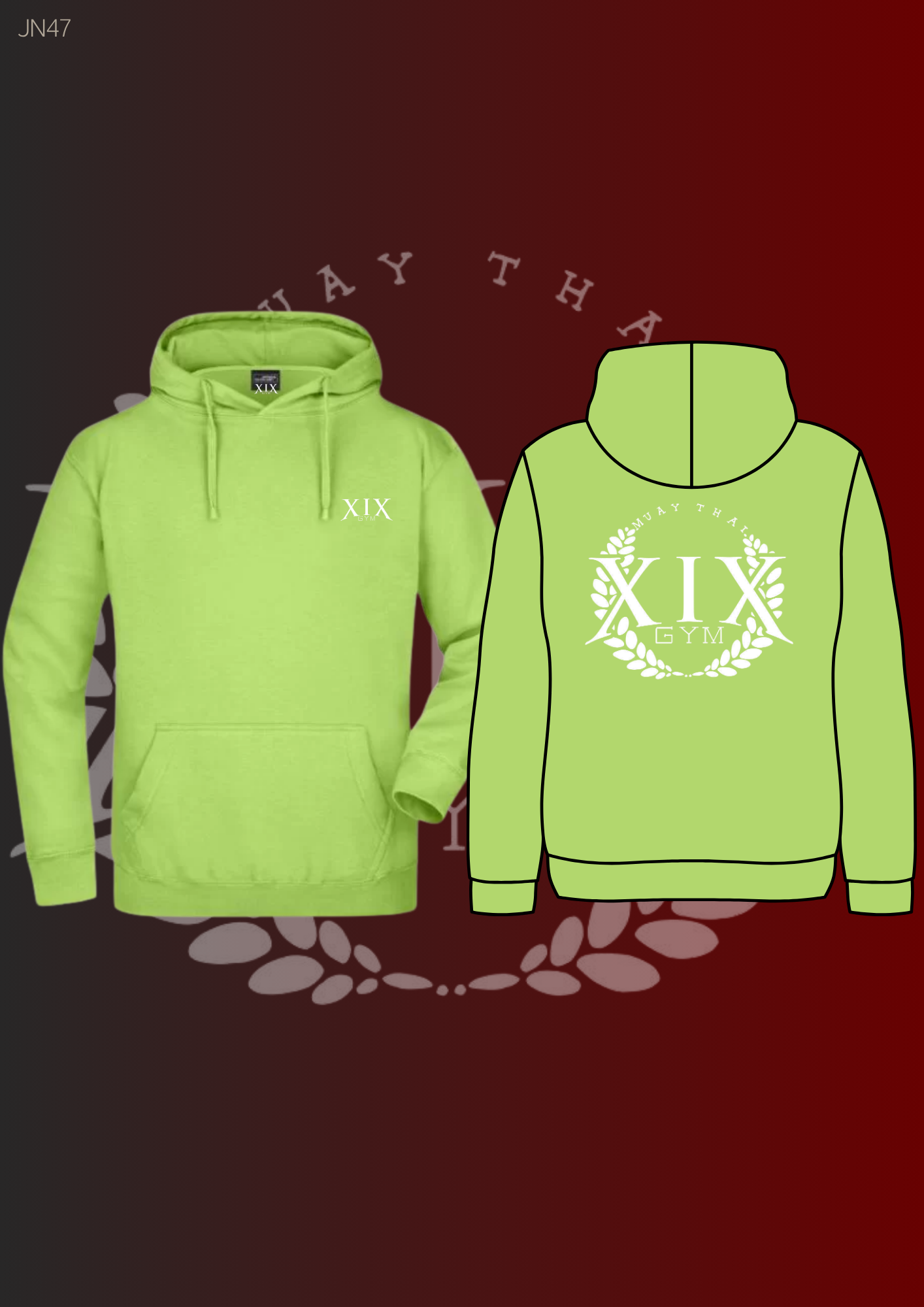 XIX GYM - Oversized Hoodie