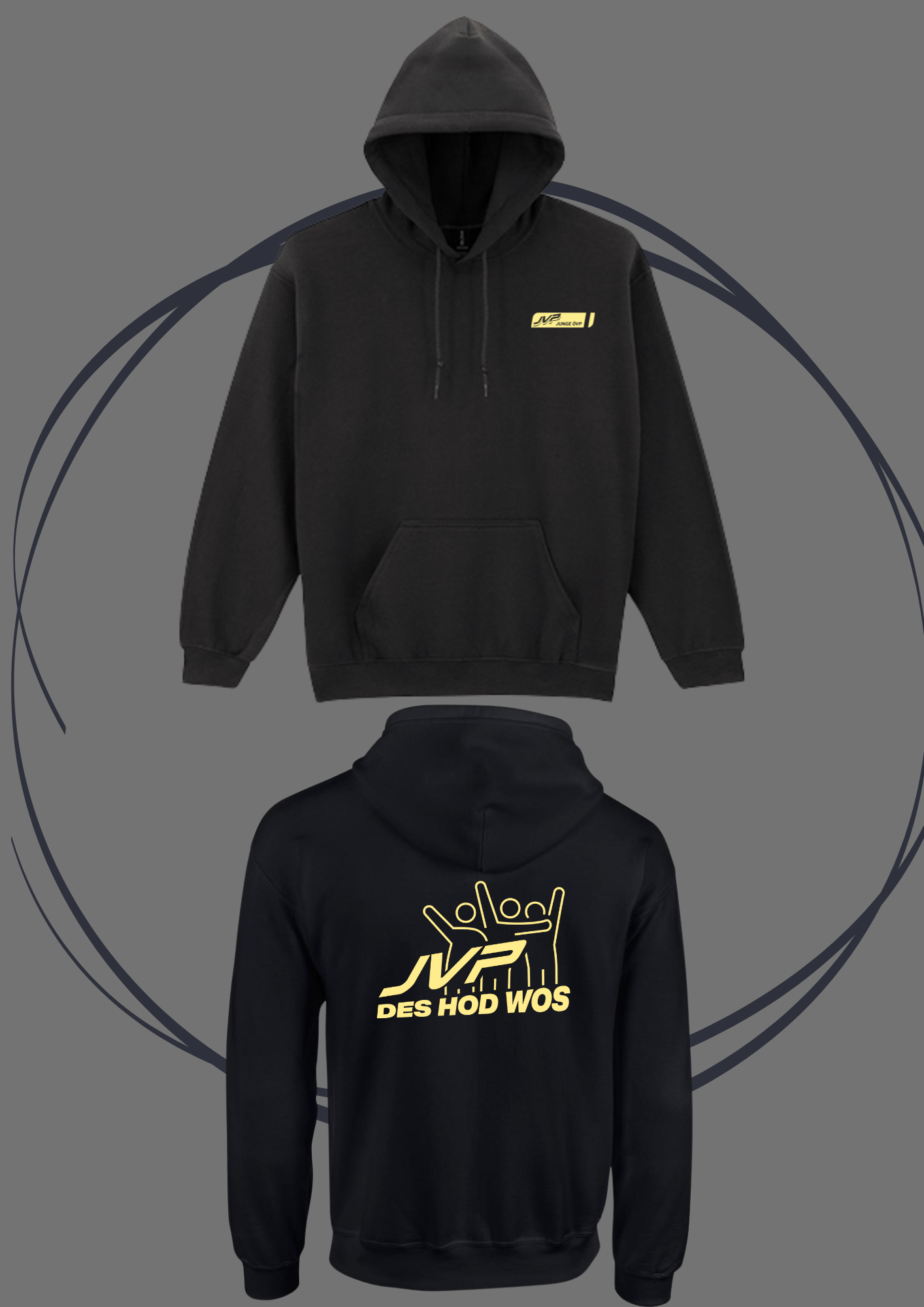 JVP OÖ- Basic Hoodie- Des hod wos-29,97€