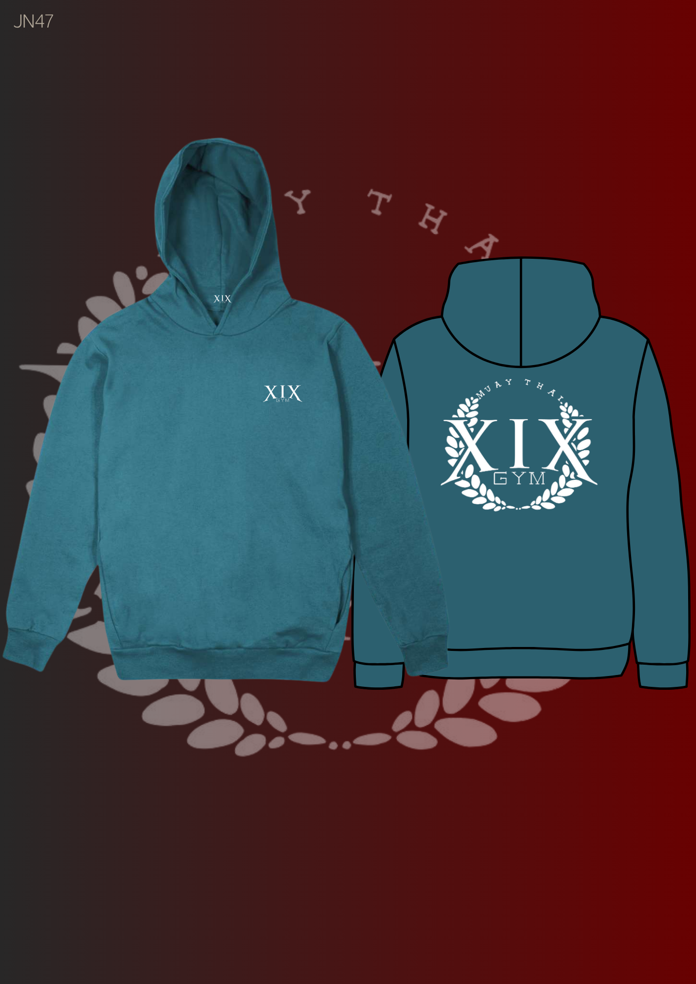 XIX GYM - Oversized Hoodie
