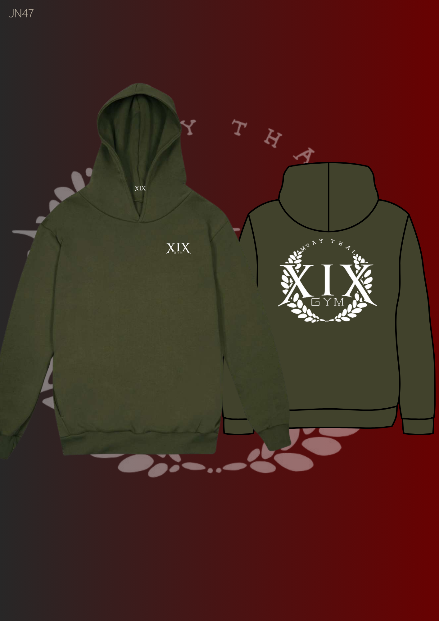 XIX GYM - Oversized Hoodie