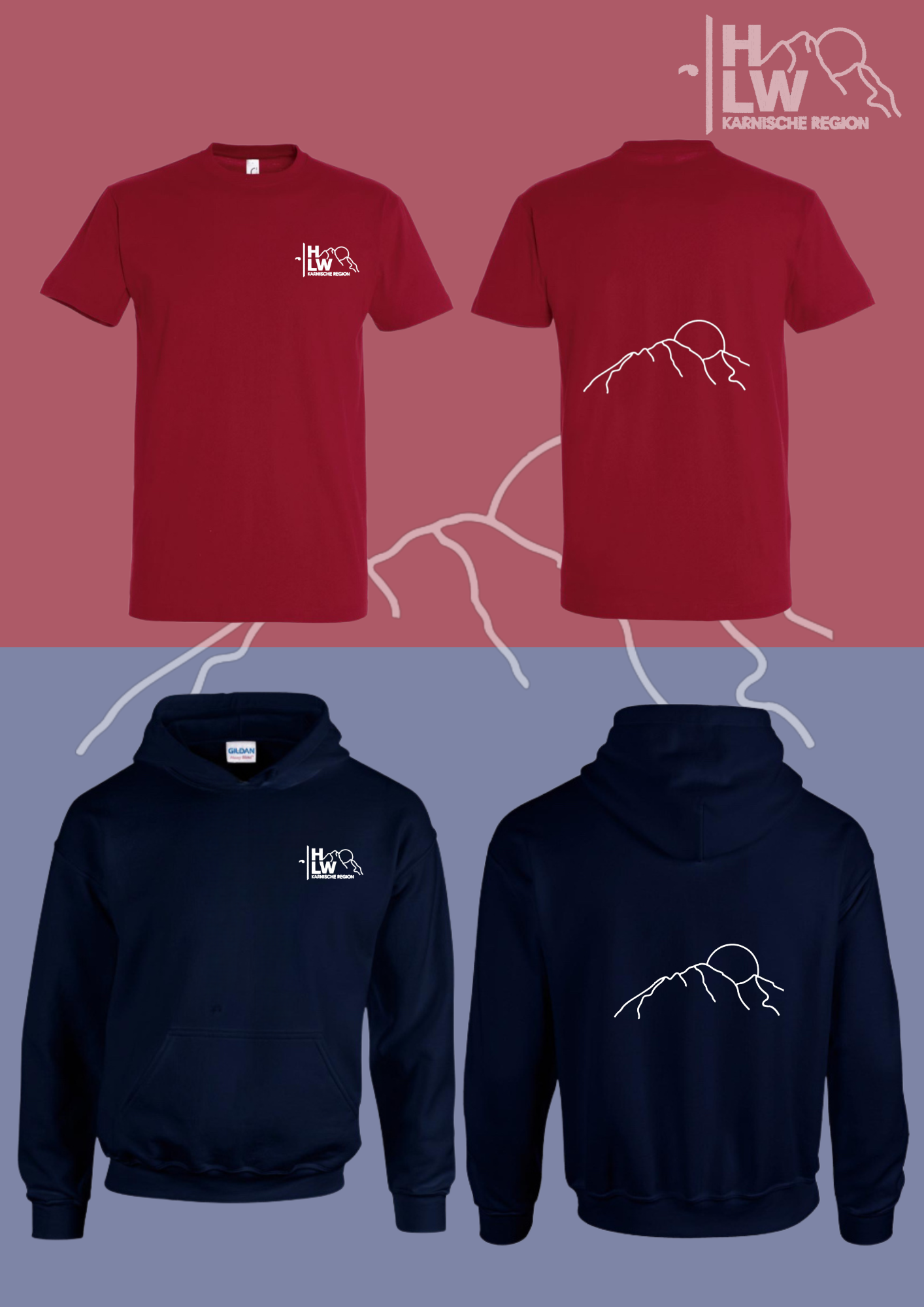 HLW Hermagor -  T-Shirt + Hoodie