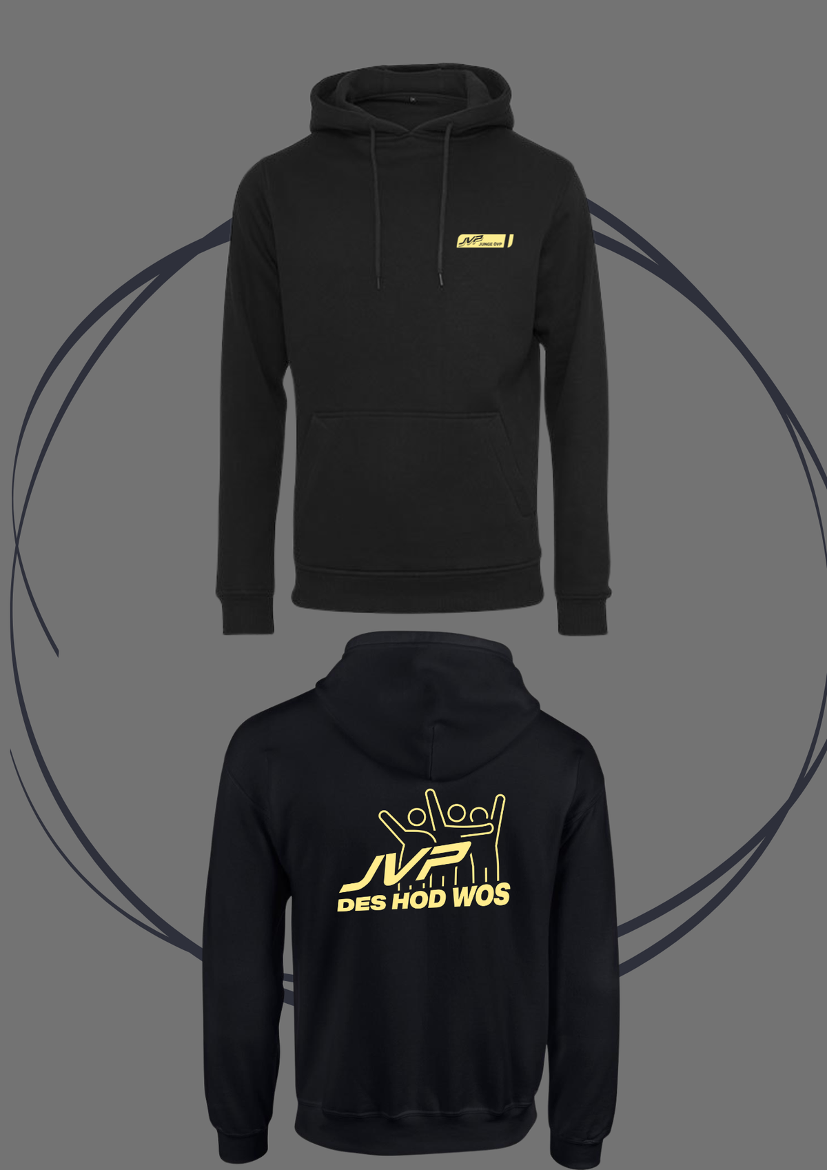JVP OÖ - Premium Hoodie- Des hod wos- 36€