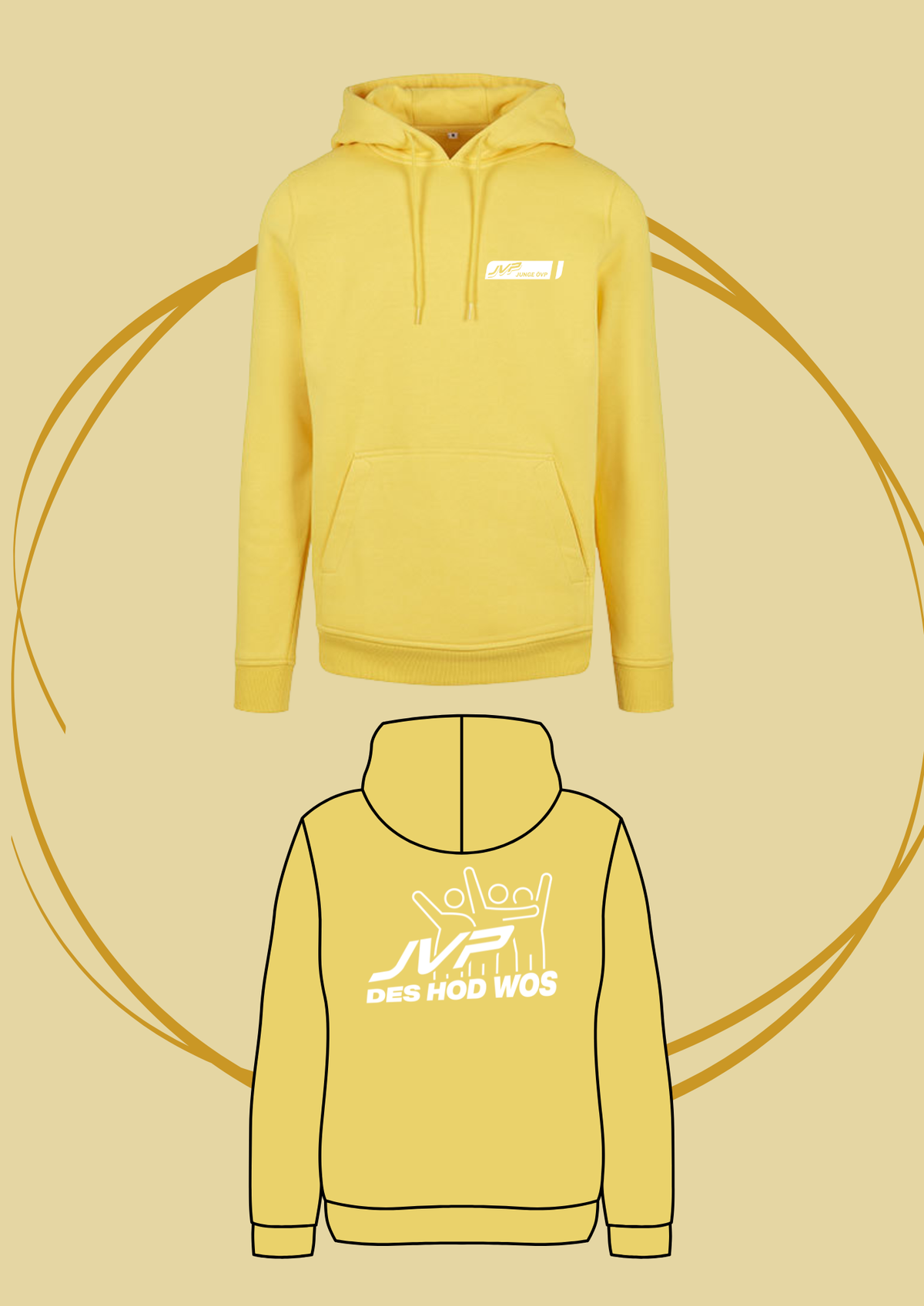 JVP OÖ - Premium Hoodie- Des hod wos- 36€