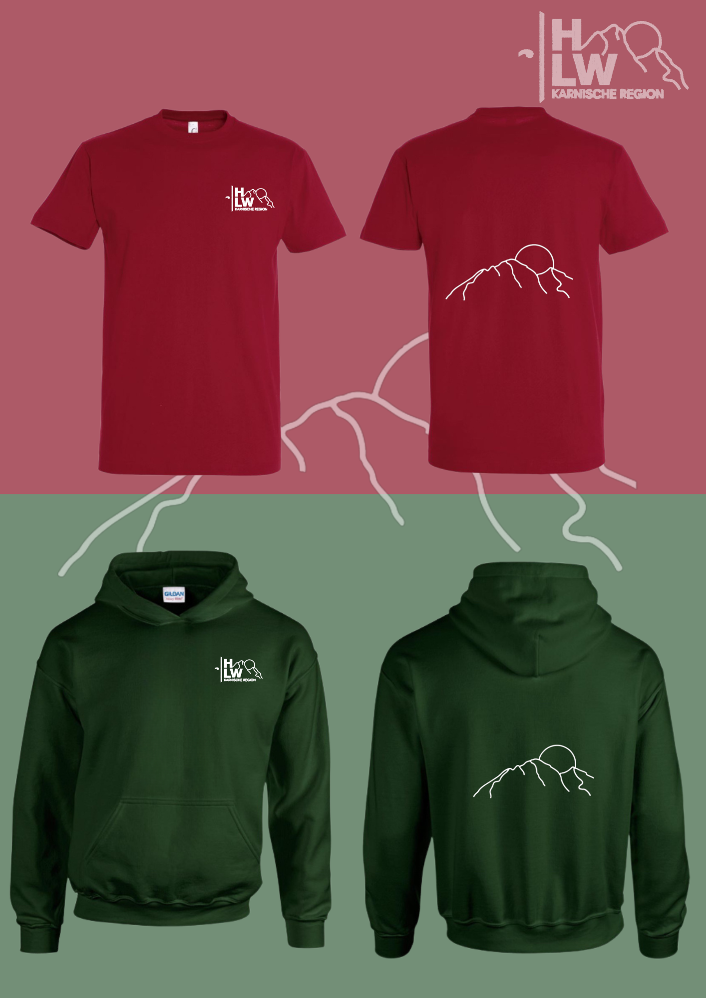 HLW Hermagor -  T-Shirt + Hoodie