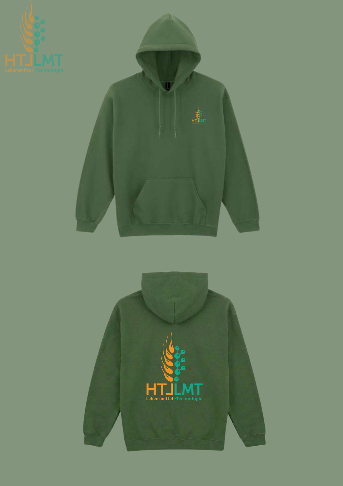 HTLLMT - Hoodie bestickt