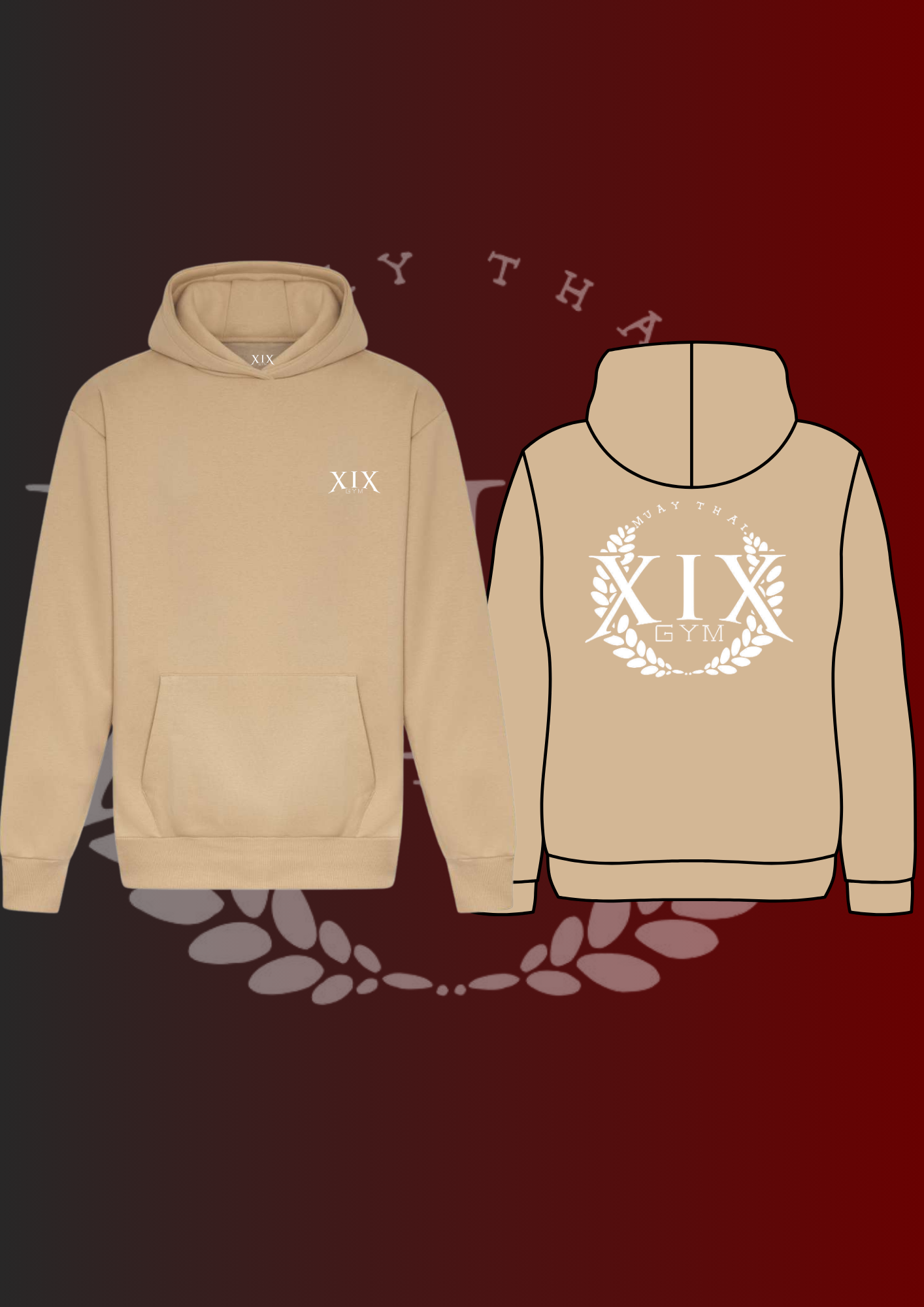 XIX GYM - Oversized Hoodie